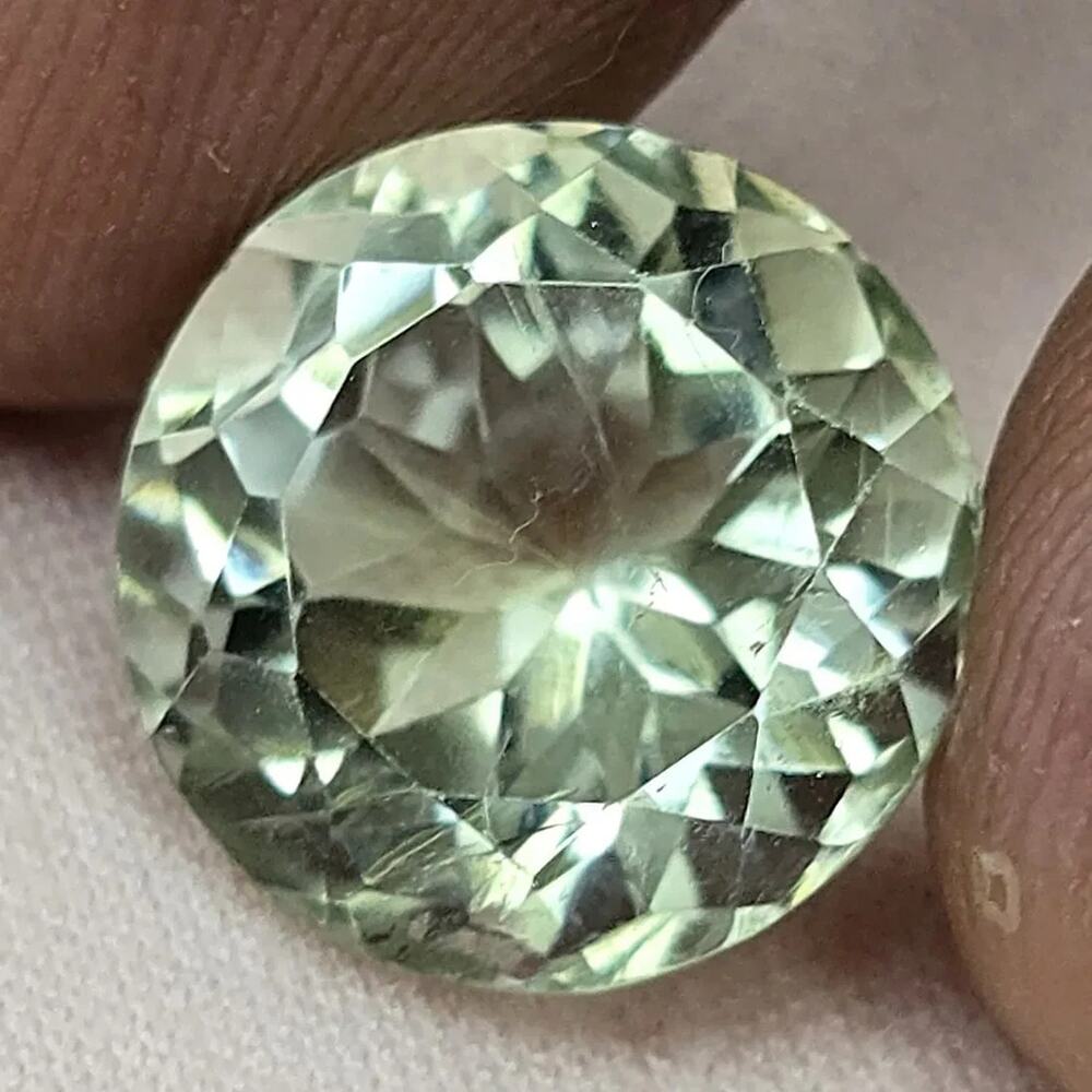 Green Amethyst Prasiolite 8.95ct 13x13mm Heated Loose Gem